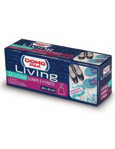 Domopak Living Custodie Antiodore 38x45cm - 12 Pezzi - Scarpe E Fitness